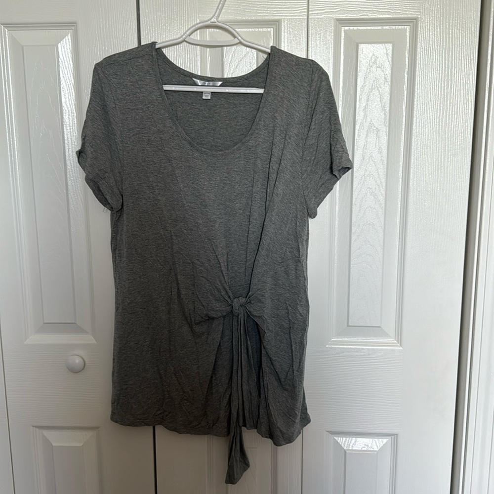 Time and Tru faux tie blouse size L 12-14
